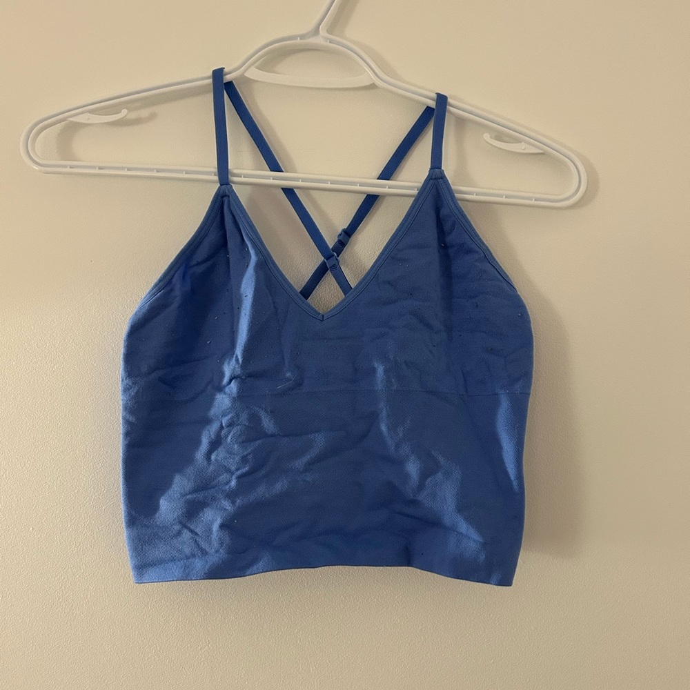 Blue tank top